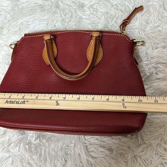 Dooney and Bourke Pebble Grain Domed Satchel / Crossbody - Picture 10 of 12